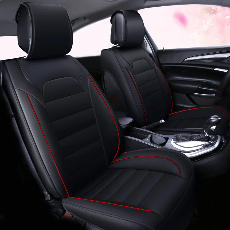 

Universal pu leather car seat cover auto seats covers for Land rover freelander landrover2008 range rover evoque defender