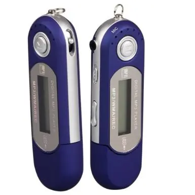  New Portable MP3 Blue 4GB USB LCD MP3 Player w/ FM Radio Voice Recorder