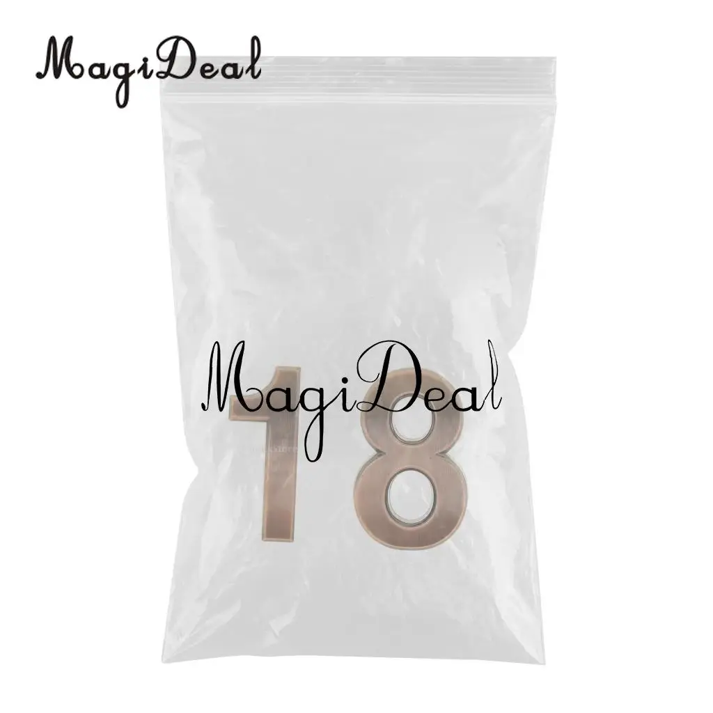  House Gate Sign Plaque Door Number, 18 Birthday Party Decor Wall Plate Decor 