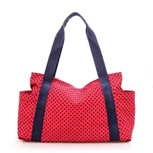 Холщовые женские многоразовые хозяйственные сумки с принтом в горошек, женские сумки-тоут, большие Чехлы для книг, женские сумки для девочек