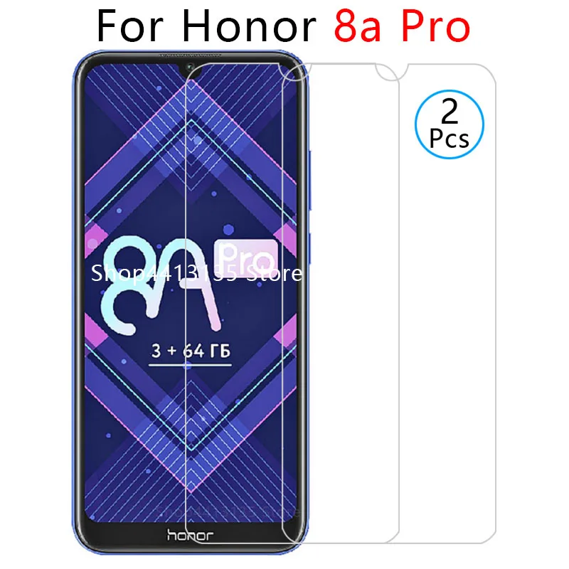 

case for honor 8a pro case on for huawei honor8a pro 8 a a8 8apro back cover cases protective phone coque tempered glass 6.09 9h