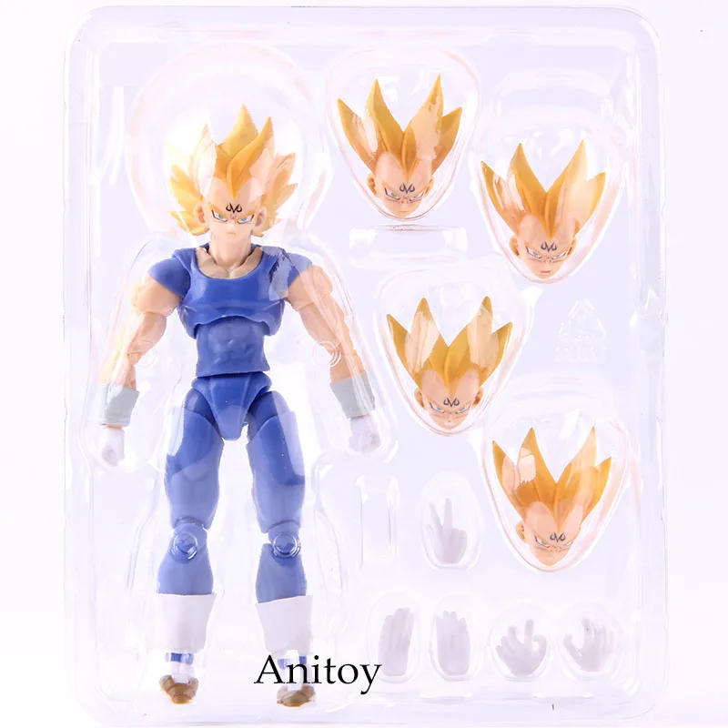 СВЧ S. Figuarts аниме Dragon Ball Z Супер Saiyan фигурка Majin Vegeta ПВХ Коллекционная модель игрушки