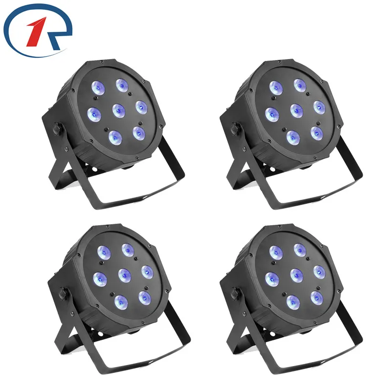 

ZjRight 4pcs/lot High Power 70W LED Par lights DMX512 Large concert Dyeing effect stage light ktv bar dj disco effect lighting