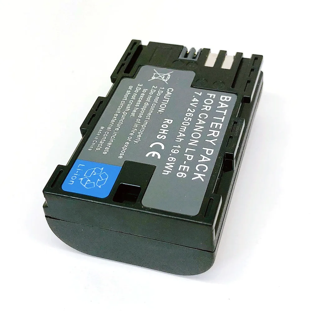 LP-E6 LPE6 LP E6 E6N LP-E6N LPE6N Батарея пакет для цифровой однообъективной зеркальной камеры Canon EOS 5D 6D 7D Mark II 2 III 3 IV 4 60D 60Da 70D 80D DSLR 5DS R 5DSR XC10