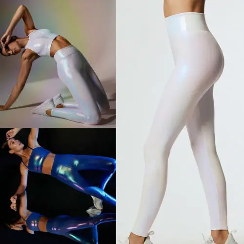 Женские штаны для фитнеса и тренировок облегающие спортивные Леггинсы с высокой