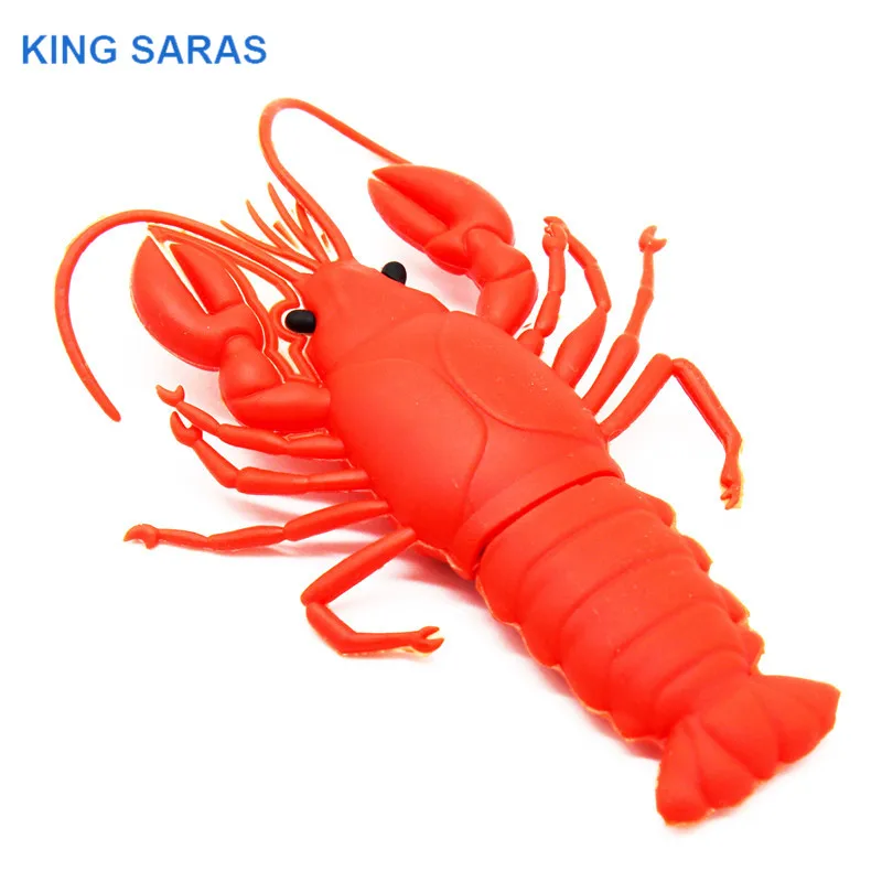 

TEXT ME new st cartoon Red lobster usb2.0 4GB 8GB 16GB 32GB 64GB pen drive USB Flash Drive creative gift