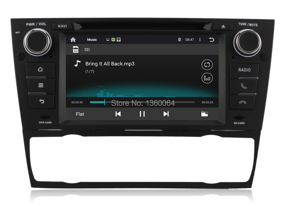 Discount RK3188 Quad Core 2 Din Auto Radio PC Android 5.1.1 Car DVD Head unit  For BMW E90 E91 E92 E93 With GPS Bluetooth 3G WiFi DVR 7