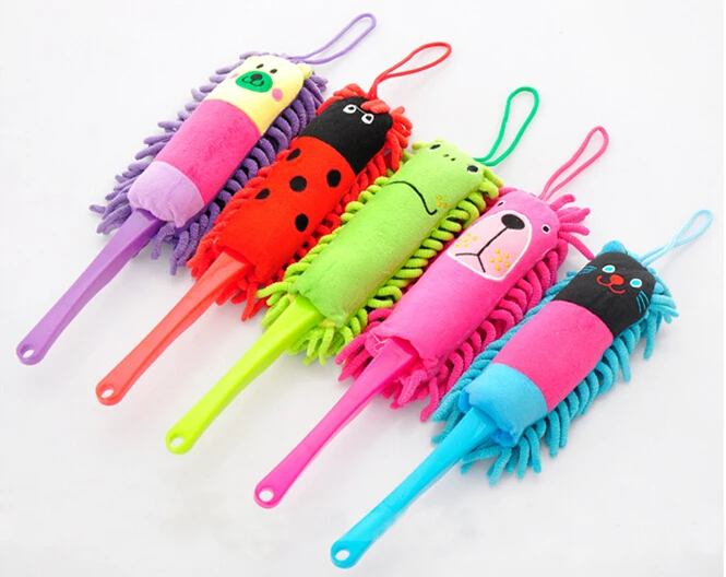 1PC Cute Cartoon Chenille Cleaner Window Conditioner