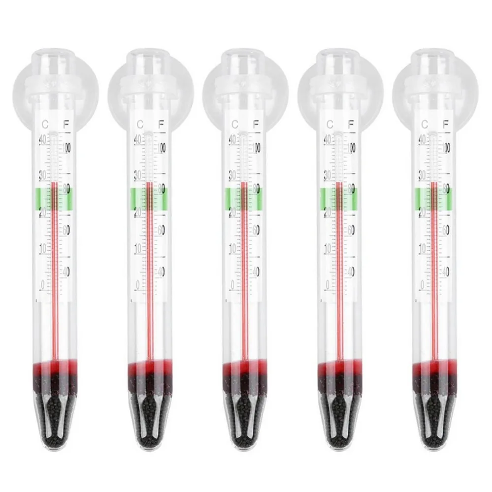 5 Pcs ZY 01 Mini Accurate Glass Meter Aquarium Fish Tank Glass Water