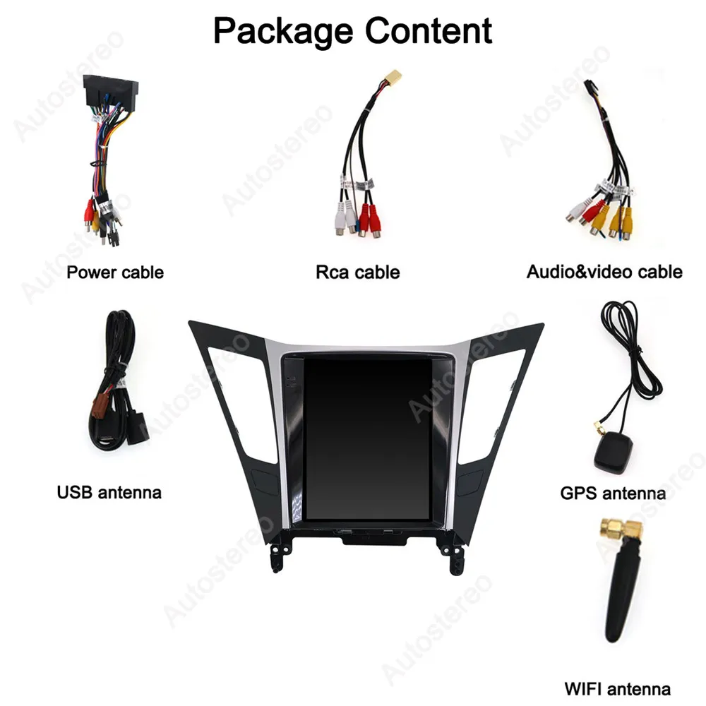 Top 13.8" Tesla style Android 7.1 2GB 32 or 64GB Car Radio GPS Headunit For Hyundai Sonata 2012 2013 2014 Auto Audio FM 8