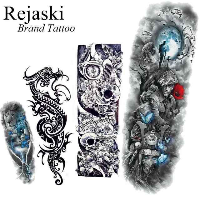 summer fake tattoo sticker