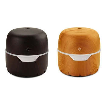 

300Ml Ultrasonic Air Humidifier Air Purifier Usb Essential Oil Diffuser Office Home 7 Color Led Night Light