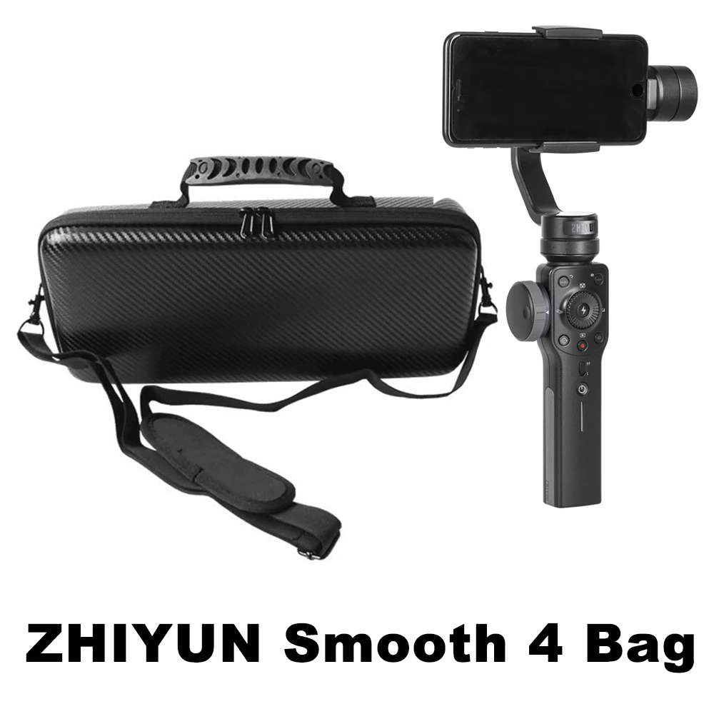 

PU Surface Eva Shockproof Carrying Case Protection Handbag for Zhiyun Smooth 4 Handheld Gimbal Camera Box Portable Shoulder Bag