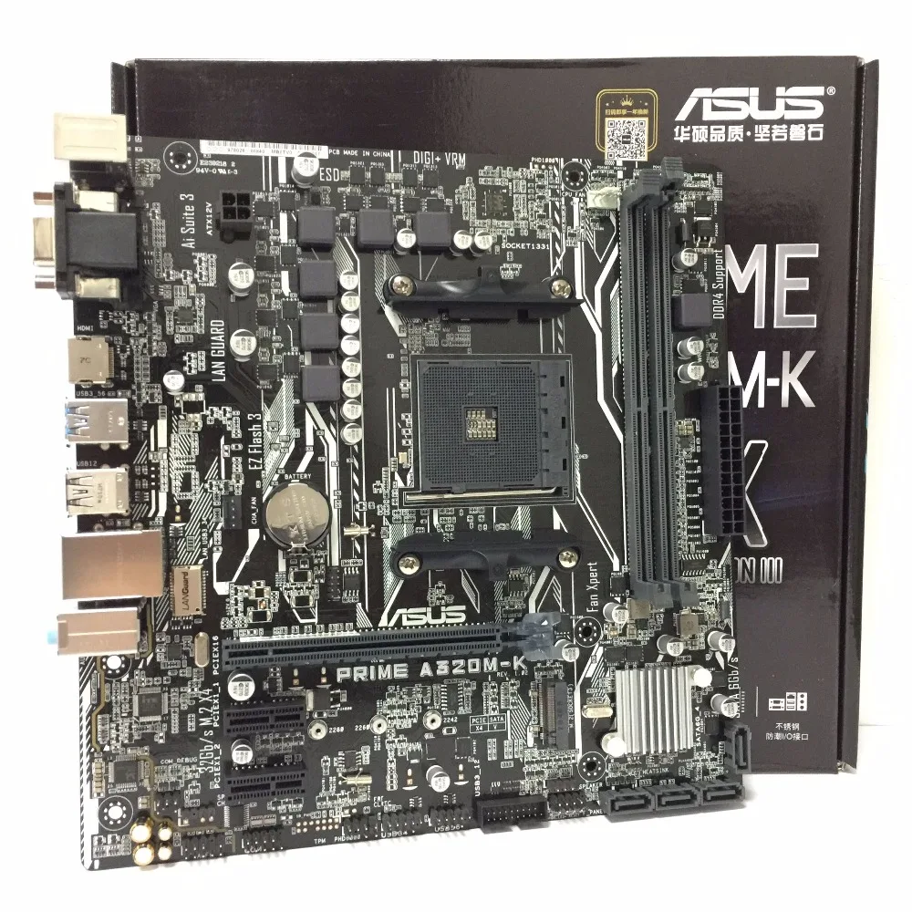 

ASUS PRIME A320M-K PC Desktops DDR4 AM4 USB 3.0 Motherboards Computer Computer Motherboards