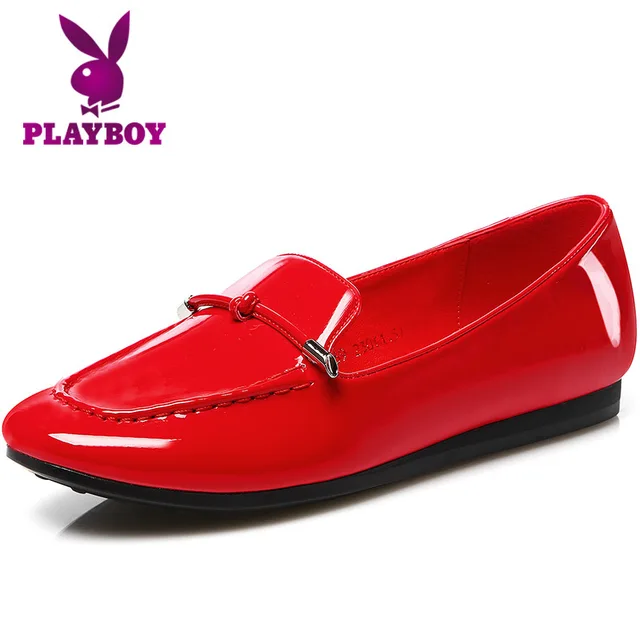 Playboy/обувь новинка 2016 без каблука с открытым носком Повседневная обувь хан издание без застежки женская обувь