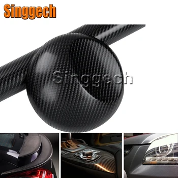 

30X127cm Car-styling Carbon Fiber car sticker for bmw e46 e39 f20 ford focus 2 adui a4 b6 a3 vw polo skoda octavia accessories