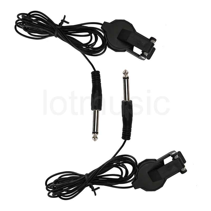 Clip On Contact Microphone Piezo Pickup Transducer for Acoustic Guitar