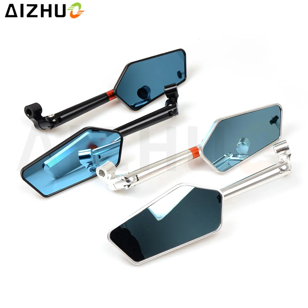 

CNC Aluminum Motorcycle Rearview Rear View Mirror 8 /10mm For Honda MSX125 CB400 CB650F CB500 YAMAHA R1 R3 R6 FZ6N FZ8 XJ6 XMAX