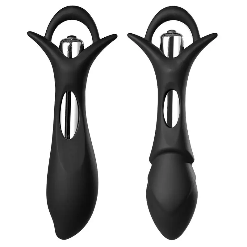 Women font b Dildo b font G Spot Vibrator Silicone Massager Anal Butt Plug Love Adult