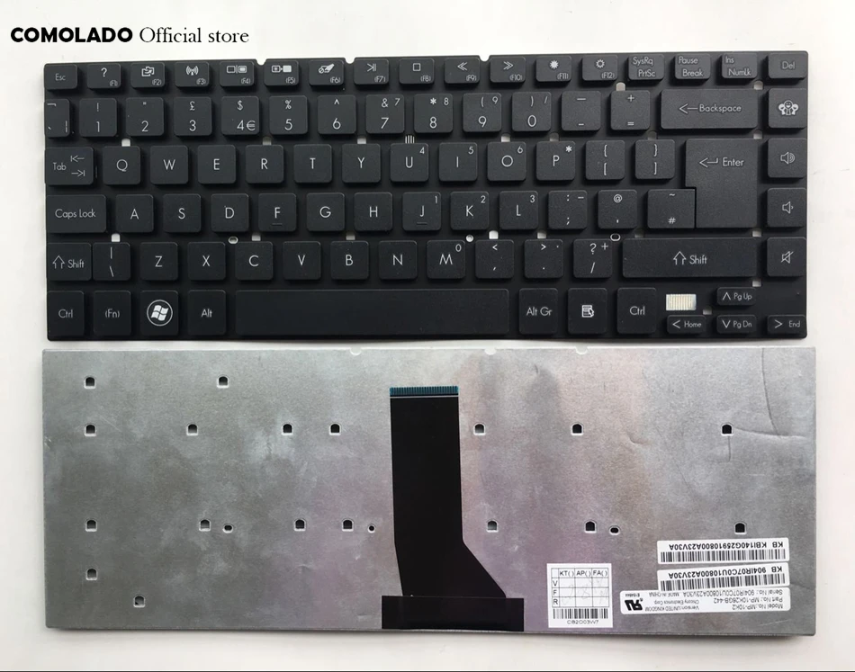 UK keyboard For Acer 3830 3830T 4840 4830T Black keyboard UK Layout