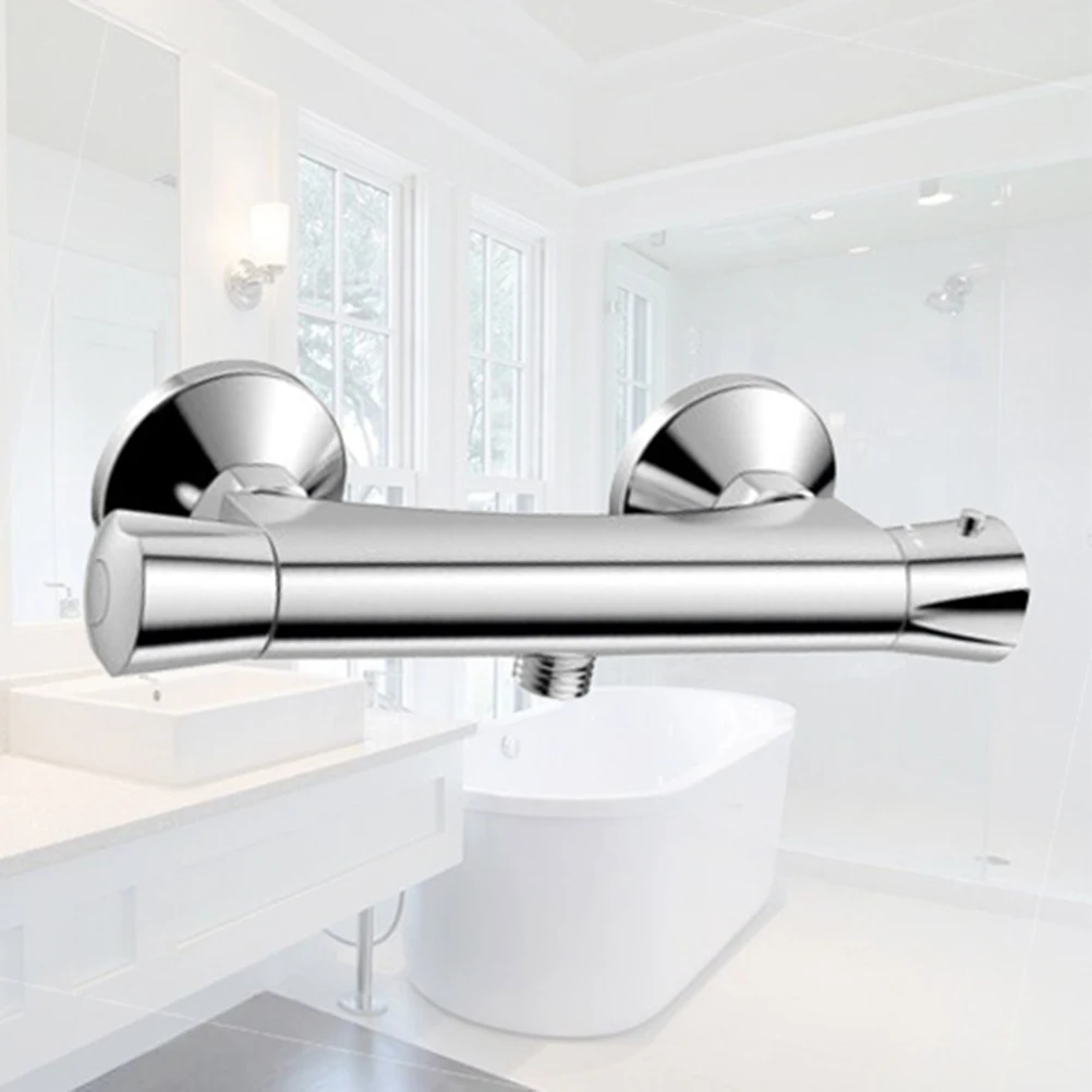 

Thermostatic Shower Mixer Valve Bar for Bathroom Wall Mounted Showering Faucet Constant Temperature Control