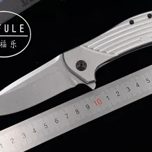 JUFULE 0801 zt0801 складной D2 лезвие с стальной ручкой шарикоподшипник Флиппер Открытый Отдых выживания карманный EDC инструмент кухонный нож