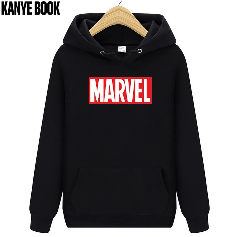 

marvel hoodies men Sweatshirts Long sleeve Autumn Winter fashion men's clothing sudadera hombre Polyester Letter printing new