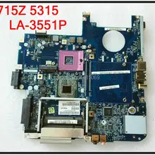 LA-3551P для acer 5715Z 5315 Материнская плата ноутбука ICL50 LA-3551P MBAKM02001 материнская плата тесты OK