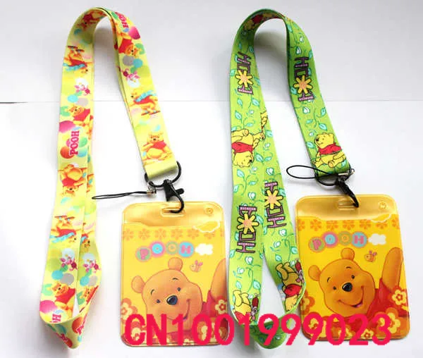 

high quality one cartoon kitty Lanyards Neck Strap ID Card Mobile Phone Strap USB Badge Holder Rope Key Chain Gifts #677