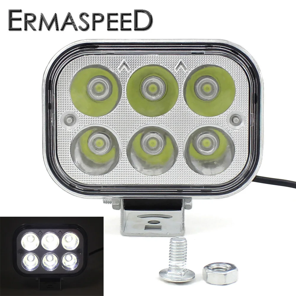 

LED Spot Light Square Motorcycle 1300 Lumen White Color Fog Lamp Universal for HONDA KAWASAKI YAMAHA KTM DUCATI APRILLA SUZUKI
