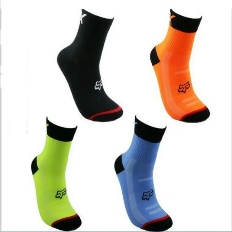 Новая Мода Мужские Носки 4 Цветов носки Сжатия for Spring Summer Calcetines Ciclismo