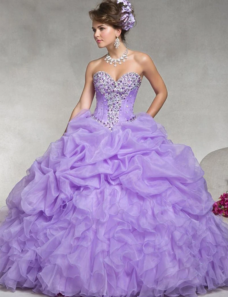 

Vestidos Debutante Coral Quinceanera Dresses Real Sweetheart Ball Gown Organza Sexy Floor Length Quinceanera Dresses 2019 Style