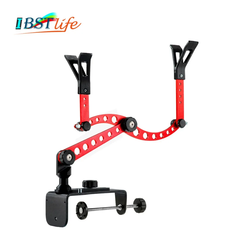 

IBST LIFE Aluminium Alloy Raft Sea Boat Fishing Rod Holder Bracket Support Rack Pole Clamp Clip Stander Fishing Tackle