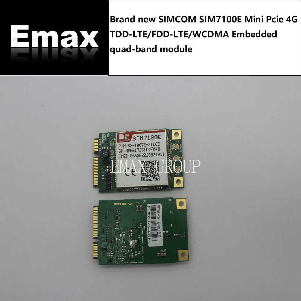 

SIMCOM SIM7100E MINI PCIE low cost 4G LTE-FDD/LTE-TDD Modem pin to pin SIM5320 GPS GNSS Guaranteed 100% New Original