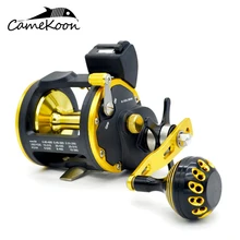 Saltwater Stage Wind Reel With Line Counter Left/Proper Hand Trolling Boat Fishing Reel