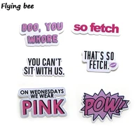 מחשב נייד Flyingbee 20 PCS ילדות רעות סרט מדבקות רעיונות מדבקה עבור מחשב נייד DIY מסעות במקרה מקרר אופניים רכב מדבקות X0221 (5)