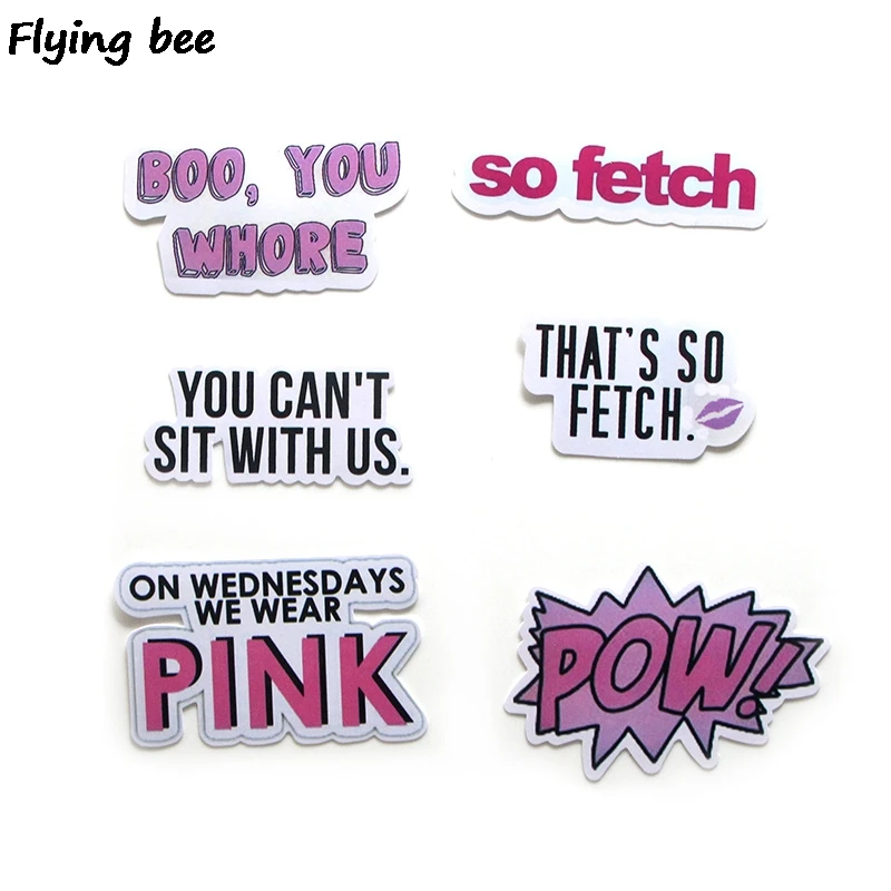 Flyingbee 20 шт. модные Стикеры из фильмов для девочек Скрапбукинг наклейка DIY Дорожный