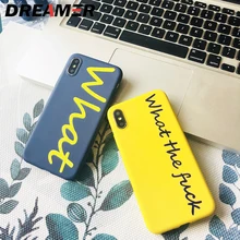 

DREAMER 2018 Silicone Personality Phone Cases For iphone 6 6s 7 8 Plus Fashion Monogram Lovers TPU Cover For iphone X XS Case
