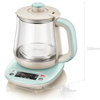 

220V 400W 0.8L 304 Stainless steel Health pot Electric Kettle Blue 27.5x15x20.8cm