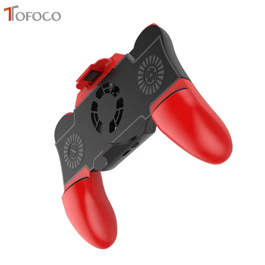  F6 Pubg Controller For Iphone Bluetooth Pubg Mobile Controller l1 r1 With Cooling Fan Game Controll