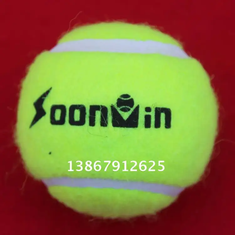 3 Piece Yellow Tennis Balls Outdoor Sports Tournament training balls Fun Cricket Beach Dog Rubber Competition standard