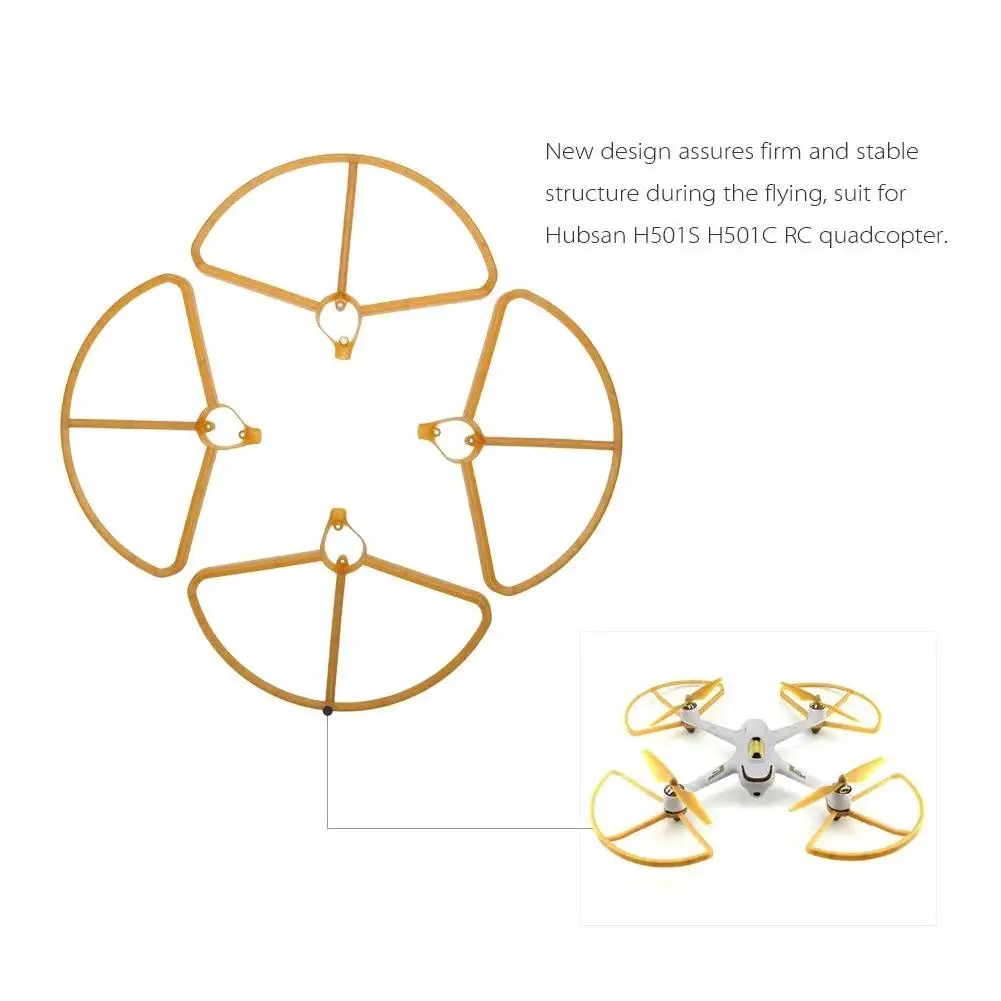 4 шт. защита пропеллера для дрона Защитная Hubsan H501S H501C H501E Quadcopter|Детали и
