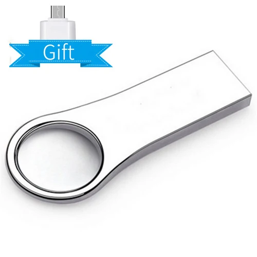 U диск memory stick Mini usb 3,0 64 ГБ usb флэш-накопитель 128 флэш в виде ключа Флешка 32 ГБ 16 ГБ 8 ГБ флеш-накопитель Настройка логотипа - Цвет: free micro adapter