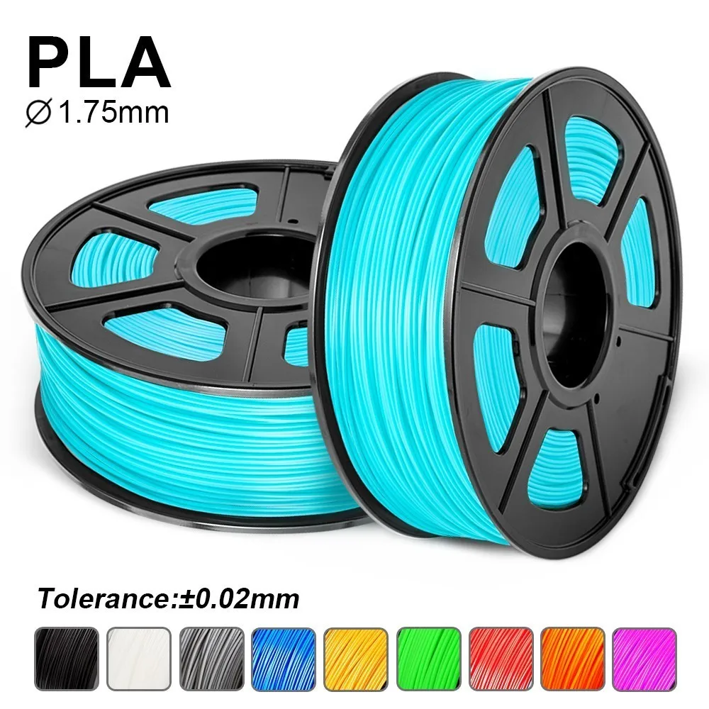 

SUNLU1.75MM PLA Filament 3D Printer Material FDM Printer Filament 1KG 2.2LBS/Roll Eco-friendly Material For Scribble