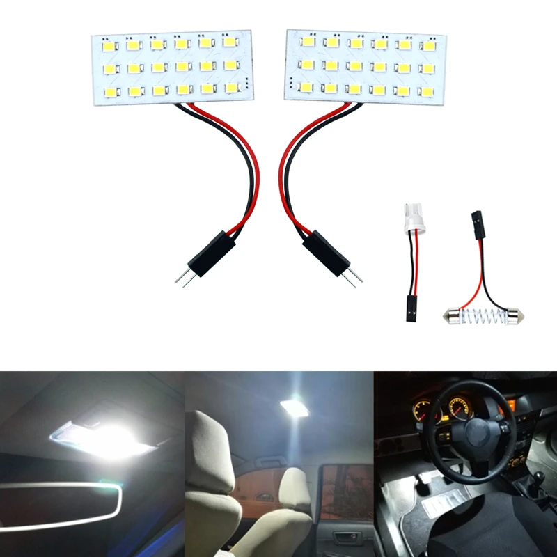 

COB 3528 smd Auto Interior trim Festoon BA9S DC T10 W5W trunk lamp Recessed LED Panel Light Bulb Car Signal Lamp Accessories