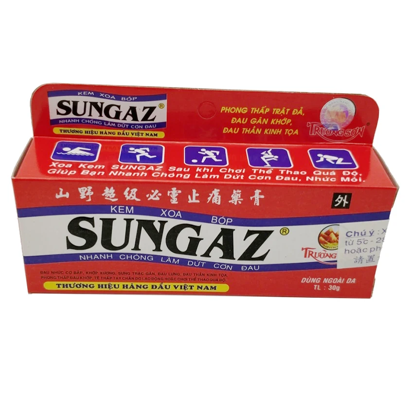 Vietnam Sungaz быстрое облегчение боли 2 шт. бальзам для снятия обезболивающий крем