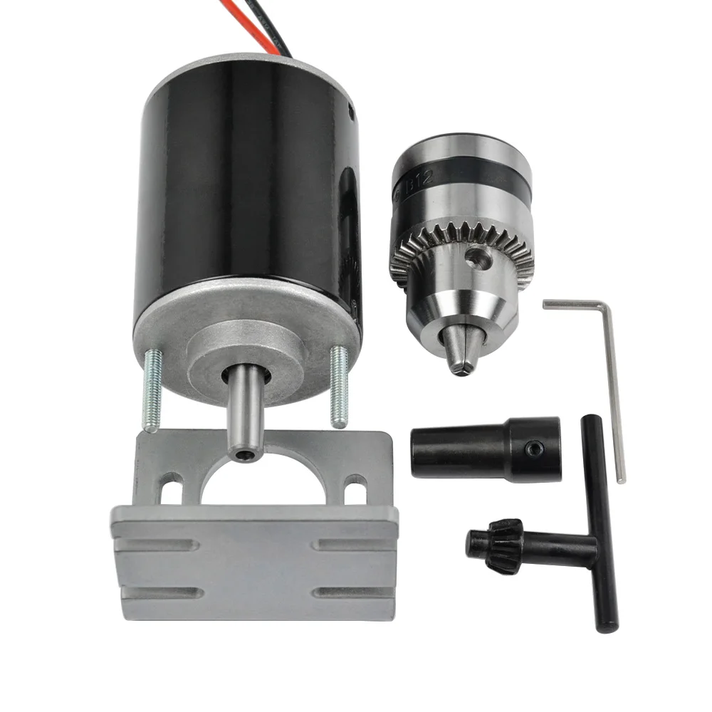YIMAKER Micro DC 12 В 24 в мотор 30 Вт 3500 7000 об/мин высокоскоростные полые моторы вала