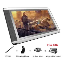 HUION KAMVAS GT-156HD V2 15,6 «графический монитор для рисования Full HD экран цифровая ручка планшет дисплей монитор с 8192 уровнями