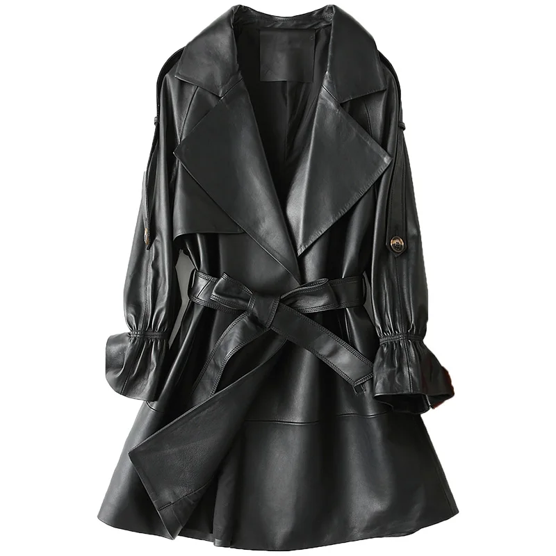 Aliexpress.com : Buy Tcyeek Genuine Leather Trench Jackets