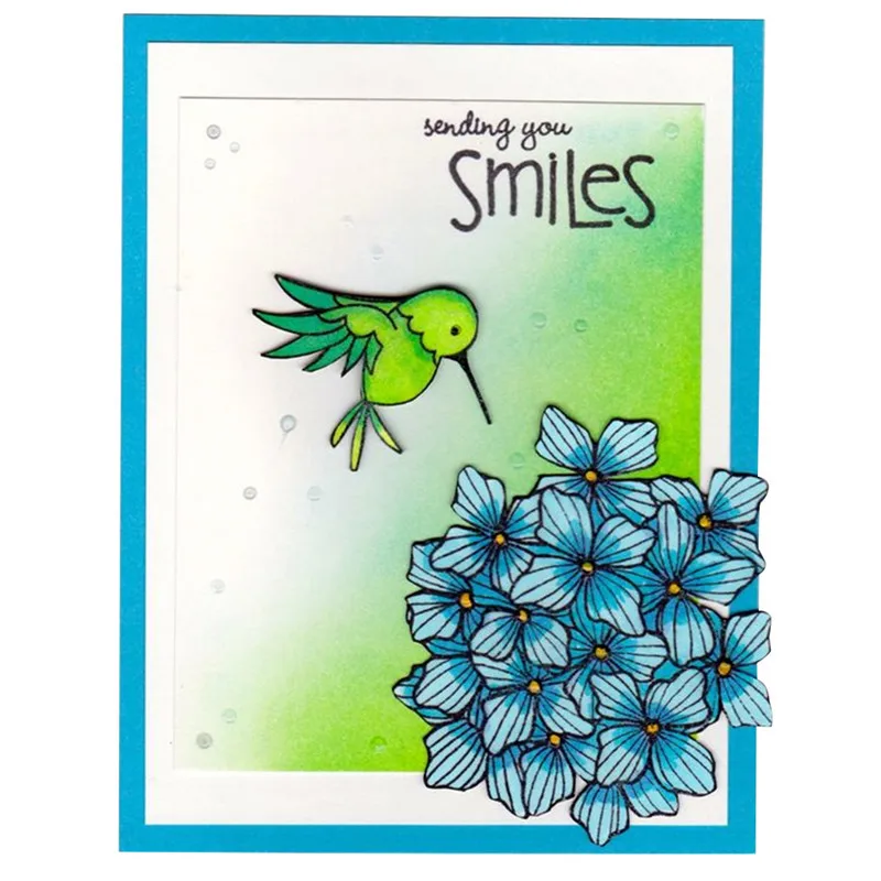 

YaMinSanNiO 4Pcs 11*16cm Clear Stamp 3Pcs 16.8*7.5cm Metal Cutting Dies Scrapbooking Bird for Card Letter Stamp Dies New 2019